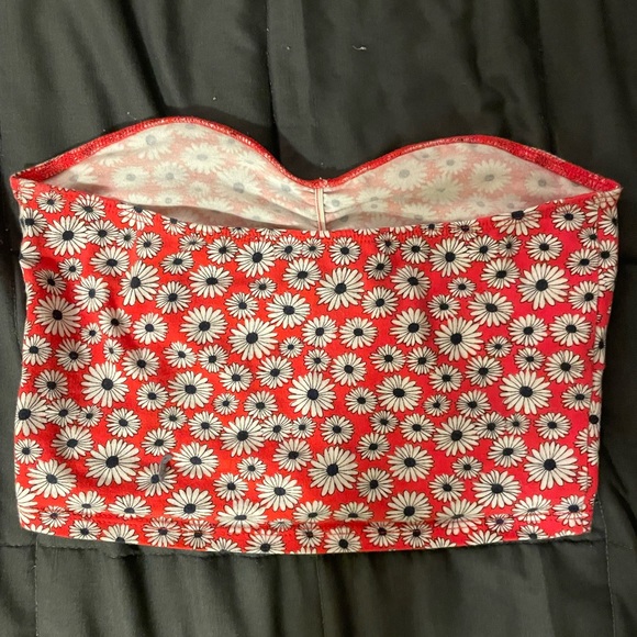 Floral tube crop top - Picture 3 of 3